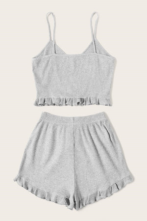 Kylee Grey Frill Co-ord