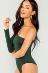 Zia Green One Shoulder Bodysuit