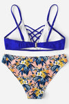 ceri Blue Tropical Bikini Set