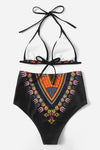 Jasmine Print High Waist Bikini