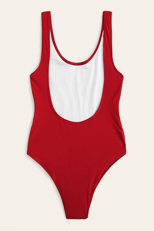 Iyra Island Vibes Swimsuit Red