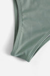 Grace Grey Knot Front Bikini Set