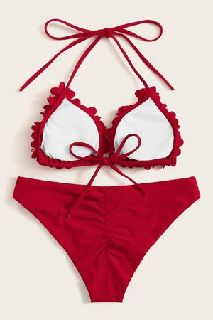Tess Red Bikini Set