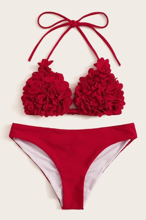 Tess Red Bikini Set