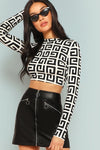 Gabby Grey Crop Top