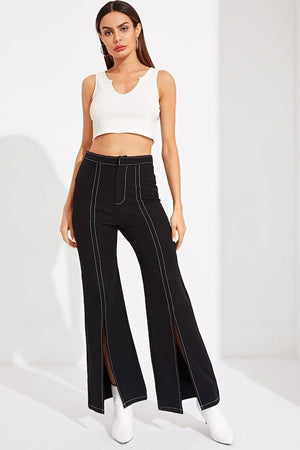 Riya White Crop Vest