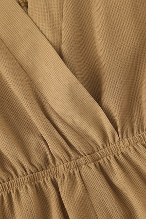 Rita Solid Khaki Playsuit