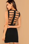 Alexis Caged Back Mini Bodycon Dress