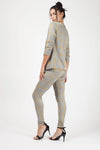 Mustard Checked Tailored Trousers