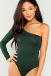 Zia Green One Shoulder Bodysuit
