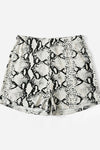 Ella Snake Print Shorts