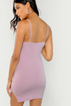 Jasmine Lilac Fitted Bodycon Dress
