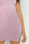 Jasmine Lilac Fitted Bodycon Dress
