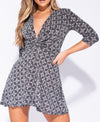Eva Grey Swing Dress