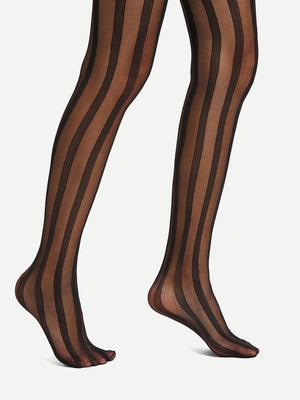 B Striped Stockings