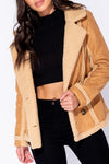 Shearling Mid Length Jacket