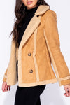 Shearling Mid Length Jacket