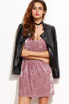Velvet Slip Dress