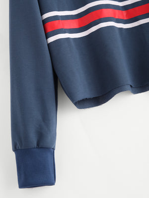 Raw Hem Sweatshirt