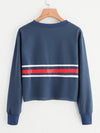 Raw Hem Sweatshirt