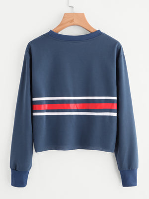 Raw Hem Sweatshirt