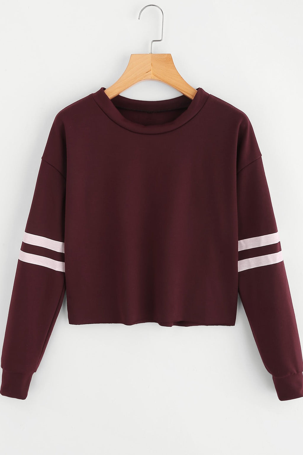 Striped Sleeve Sweatshirt