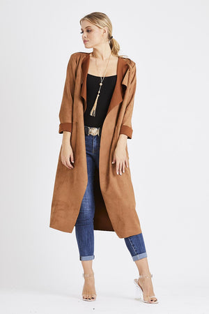 Suede Waterfall Jacket