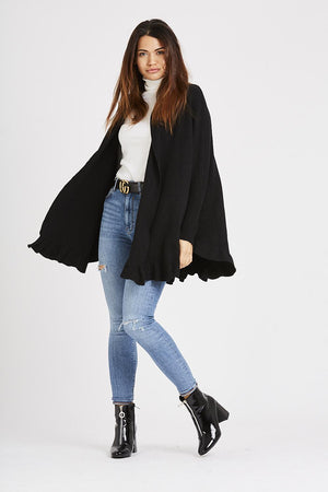 Zara Black Flare Cardigan