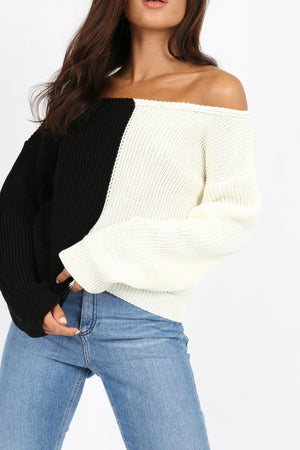 Katie Block Knit Jumper