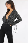 Polka Dot V Bodysuit
