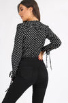 Polka Dot V Bodysuit