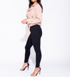 Faux Suede Dusty Pink Biker Jacket