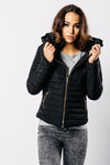 Jessie Black Puffer Coat