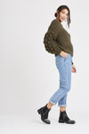 Cassie Khaki Knit Jumper