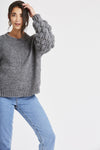 Faye Grey Knit Jumper