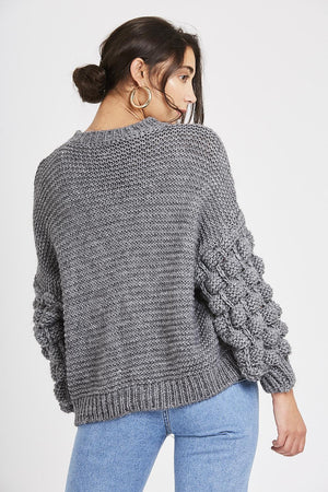 Faye Grey Knit Jumper