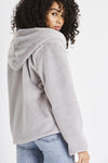 Olivia Light Grey Hooded Jacket