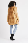 Oversized Camel Teddy Coat