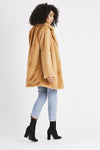 Oversized Camel Teddy Coat