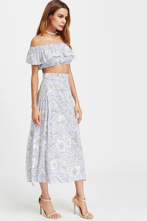 Eva Bardon Floral Two Piece