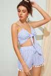Kylee Blue Knot Front Co-ord