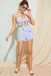 Kylee Blue Knot Front Co-ord