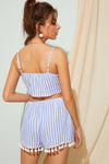 Kylee Blue Knot Front Co-ord