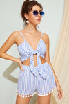 Kylee Blue Knot Front Co-ord