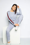 Stella Hoodie Lounge Set- Grey