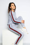 Stella Hoodie Lounge Set- Grey