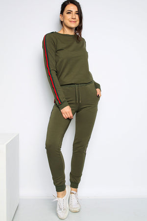 Stella Hoodie Lounge Set - Khaki