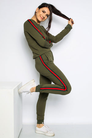 Stella Hoodie Lounge Set - Khaki