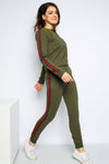 Stella Hoodie Lounge Set - Khaki