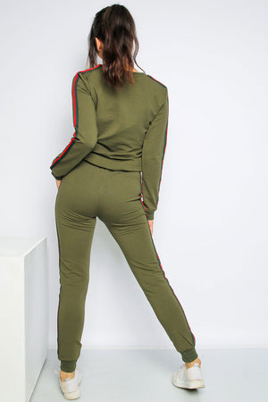 Stella Hoodie Lounge Set - Khaki